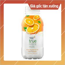[ICLN9 giảm 5K cho đơn hàng 50k]  Chai Nước Uống Sữa Trái Cây Dâu/Cam TH True Juice Milk Chai 300ml