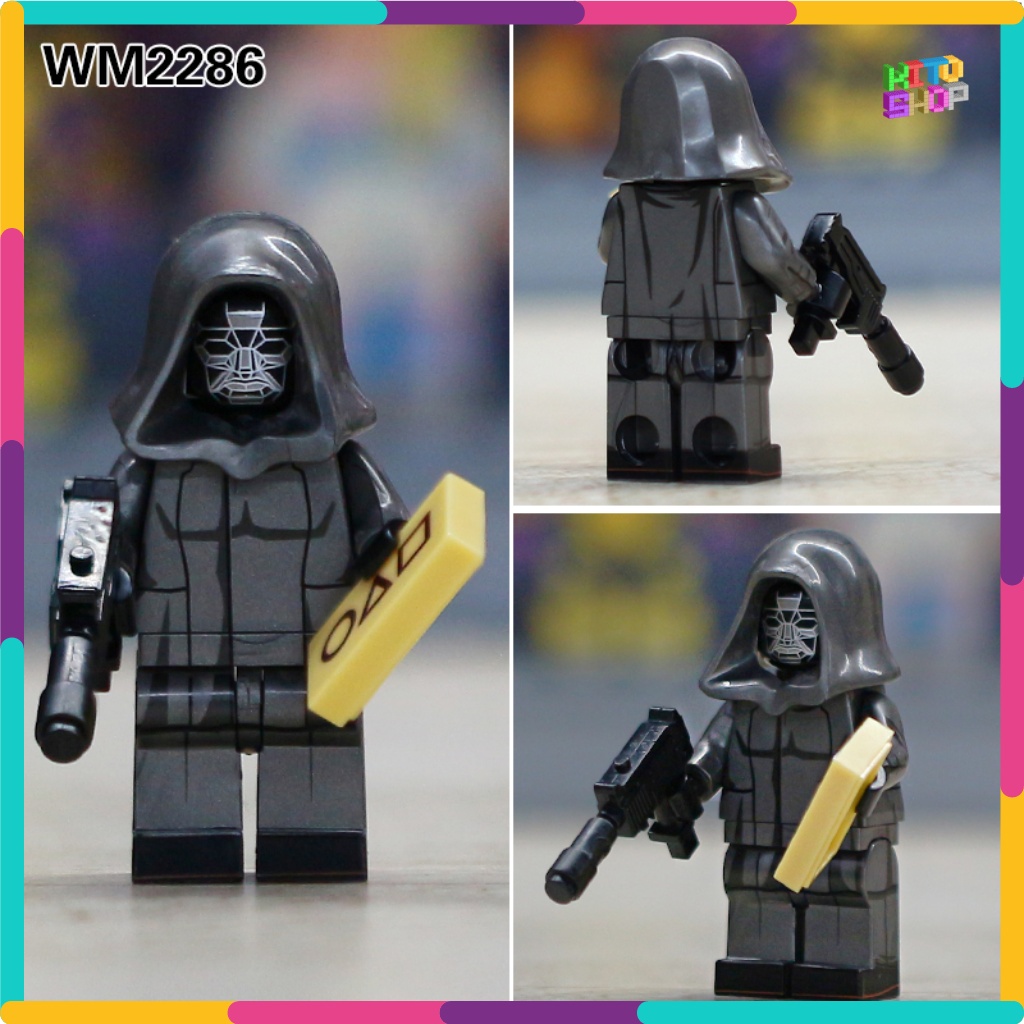 Đồ Chơi Xếp Hình Lego Minifigures Mô Hình Nhân Vật Phim Truyện Squid Game Trò Chơi Con Mực WM6131
