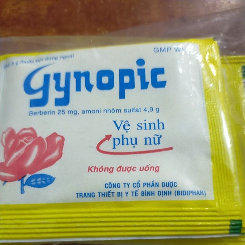 10gói vệ sinh phụ nữ Gynopic