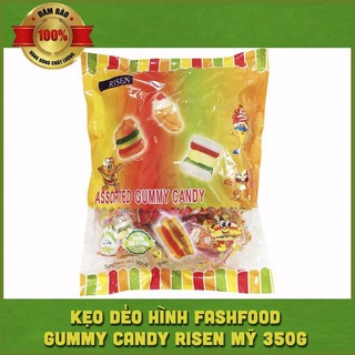Kẹo Dẻo Gummy Candy Risen Mỹ Gói 350gr