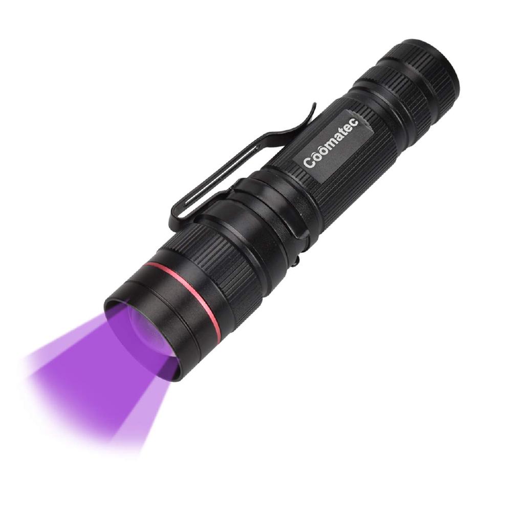 UV Blacklight Flashlight, Portable UV LED 395 nM Ultraviolet Detector