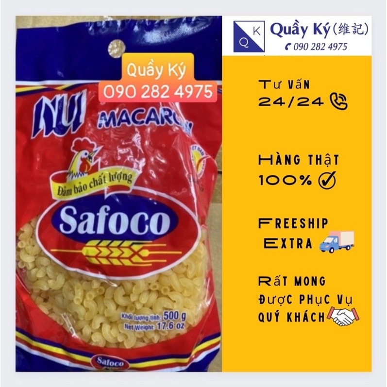 Nui Chữ C Safoco 500g