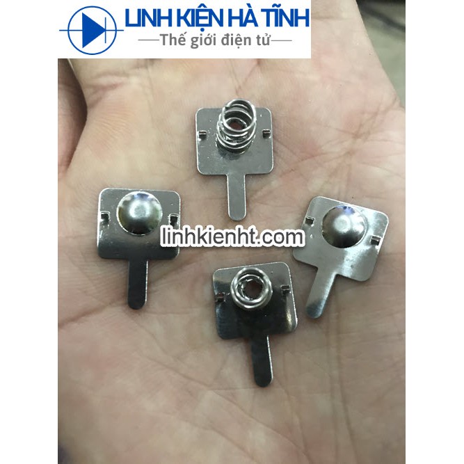 [50 bộ / 100 bộ] Lò xo pin micro đế pin micro chân pin micro thép không gỉ 11.28*11.5mm