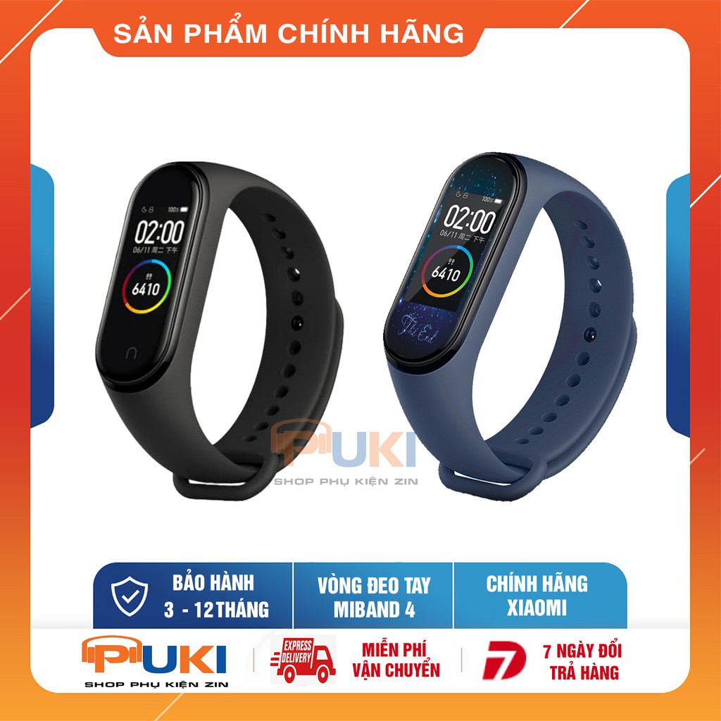 Vòng đeo tay Xiaomi MiBand 4 - Đồng hồ thông minh Xiaomi Mi Band 4 - Hàng Nhập Khẩu