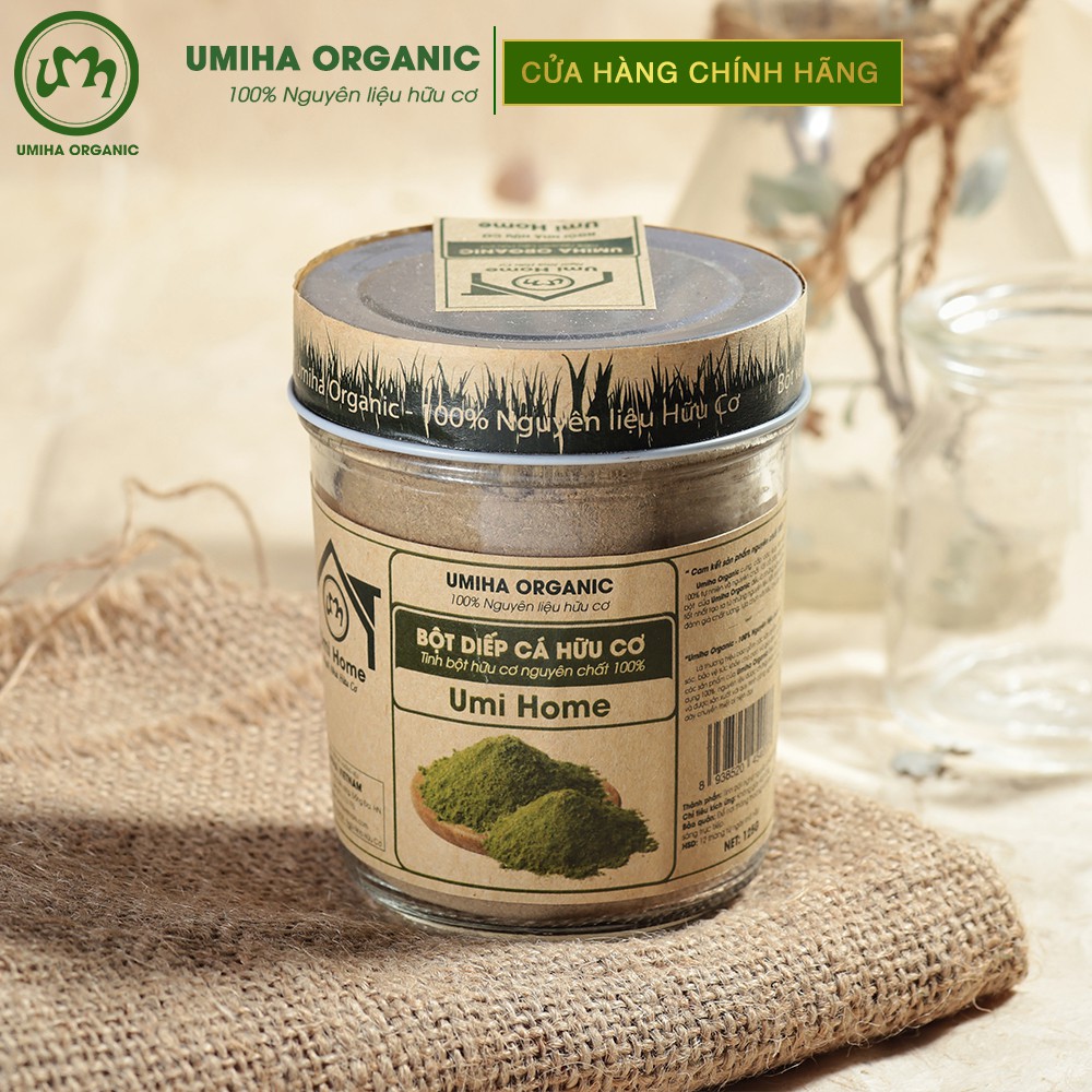 Bột Diếp Cá hữu cơ UMIHOME nguyên chất - Uống làm mát cơ thể, tăng đề kháng, đẹp da, thải độc tố , kích thích tiêu hóa | BigBuy360 - bigbuy360.vn