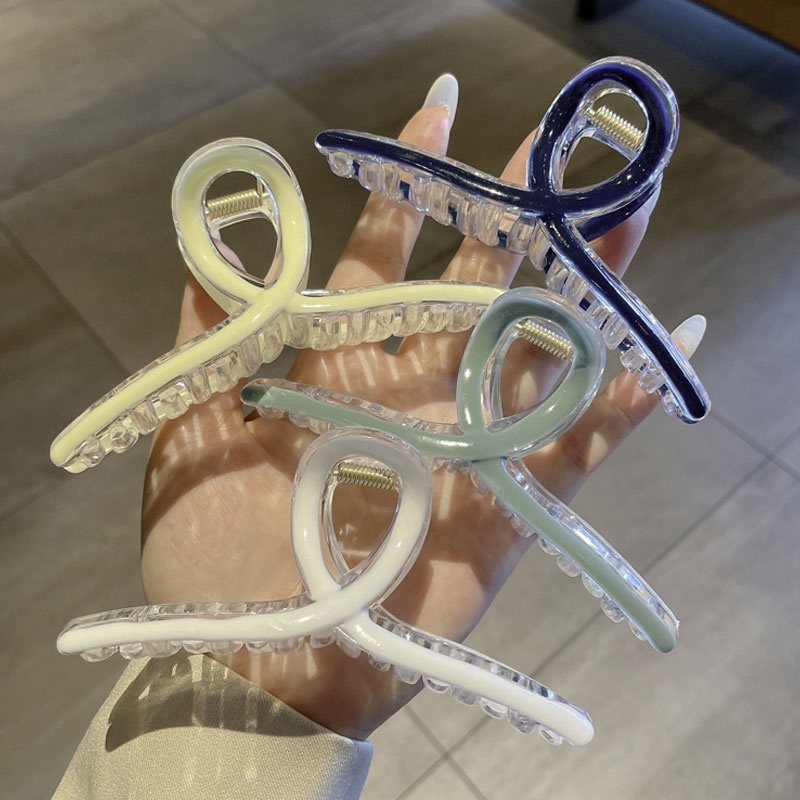 Kẹp Tóc Cá Mập Lớn Bằng Acrylic Hàn Quốc