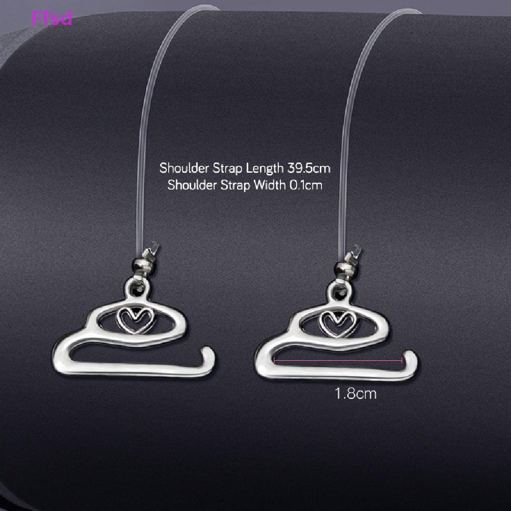 1 Cặp Dây Áo Ngực Silicone Trong Suốt Có Móc Dễ Điều Chỉnh Thời Trang Mùa Hè Cho Nữ