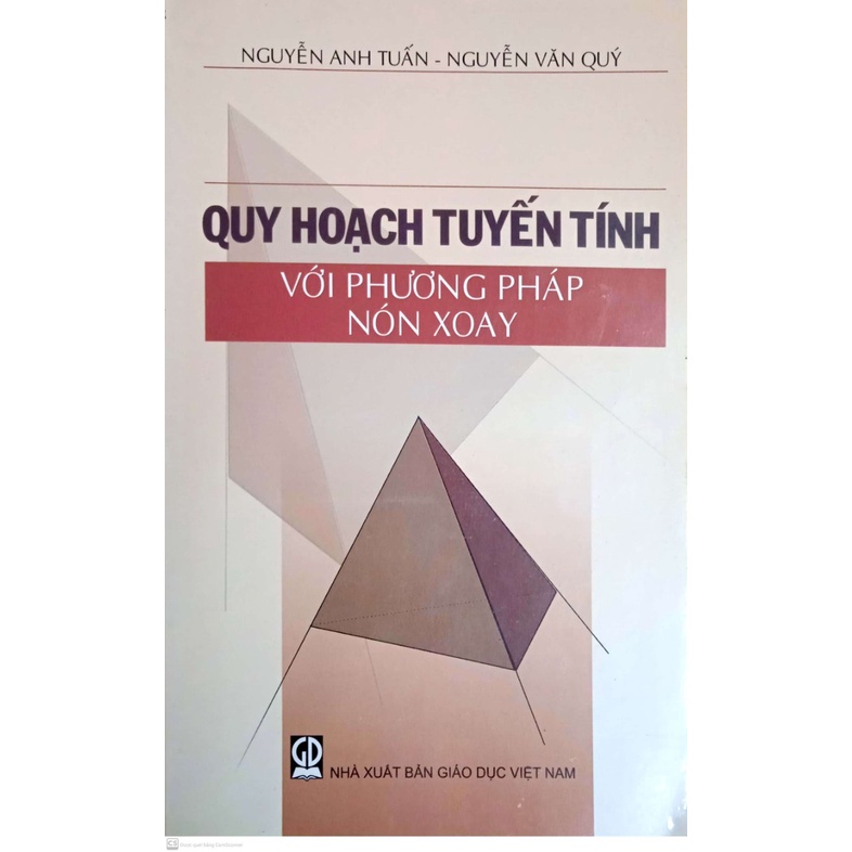 Sách - Quy Hoạch Tuyến Tính Với Phương Pháp Nón Xoay