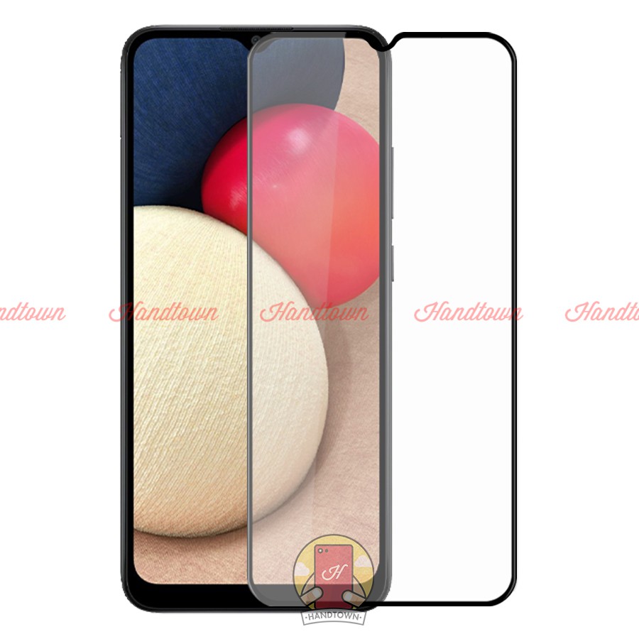 Kính Cường Lực Samsung Galaxy A02s Full Màn Đen Full Keo Không Chấm Li Ti Chống Va Đập Chống Trầy Xước Bảo Vệ Màn Hình