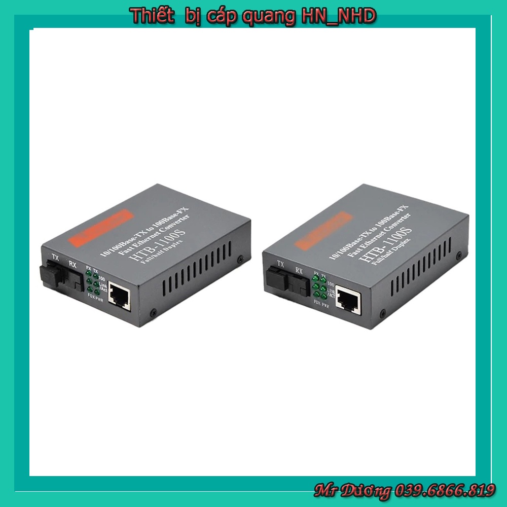 Converter quang 💥FREESHIP💥  1 Cặp Converter quang 1 sợi Netlink 1100S AB