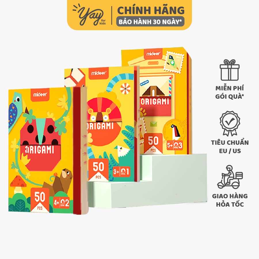 ORIGAMI 3D Chuyển Động Cho Trẻ từ 3+ - 8+ - Mideer