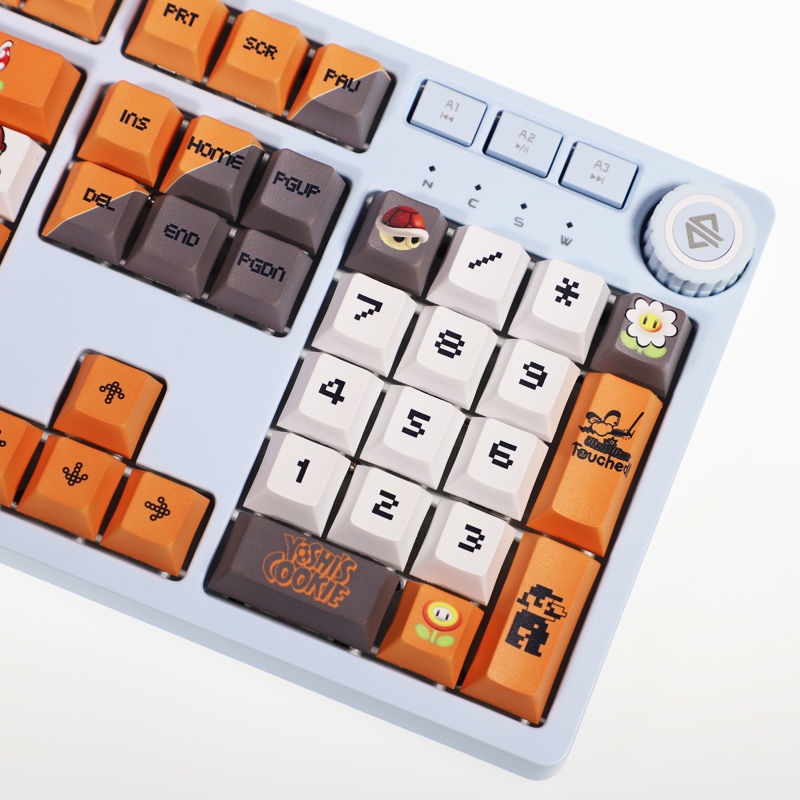 Mario keycap Super Mario Bros. theme keycap Nintendo PS5 Phim hoạt hình Anime PBT Dye thăng hoa bàn phím cơ học keycaps