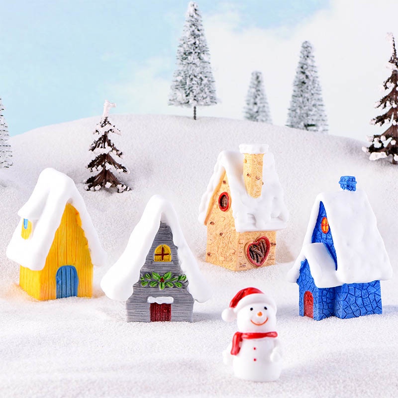 [Phụ kiện chụp ảnh] Đồ trang trí noel Mini (Cây thông, ông già, người tuyết,...)