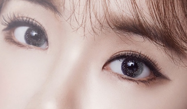 Link 2 (Giá 1 Chiếc) 14.0 (0.00->8.00) Lens Galaxy Gray - Kính Áp Tròng