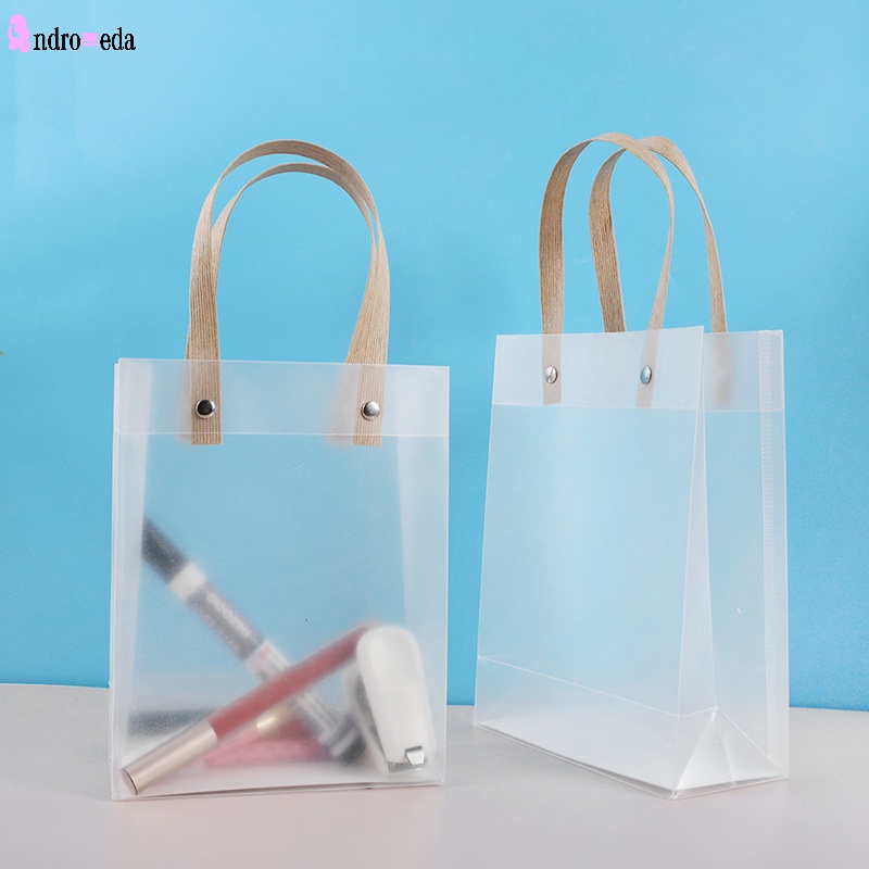 Túi Mua Sắm Trong Suốt Chống Thấm Nước Đa Năng 3 Kích Cỡ