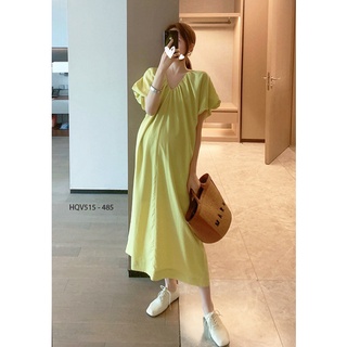 Đầm bầu HQV515 hàng nhập cao cấp shop Young Mom