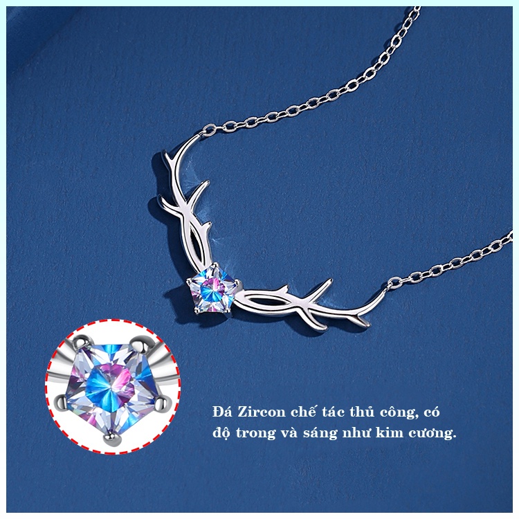 Dây Chuyền Bạc Nữ - YiLu Sừng Hươu Mùa Thu - Vòng Cổ Bạc Sterling M.Lady jewelry