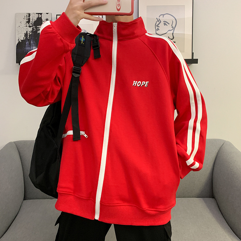 Áo sweater kiểu bóng chày cá tính năng động phong cách thể thao | BigBuy360 - bigbuy360.vn