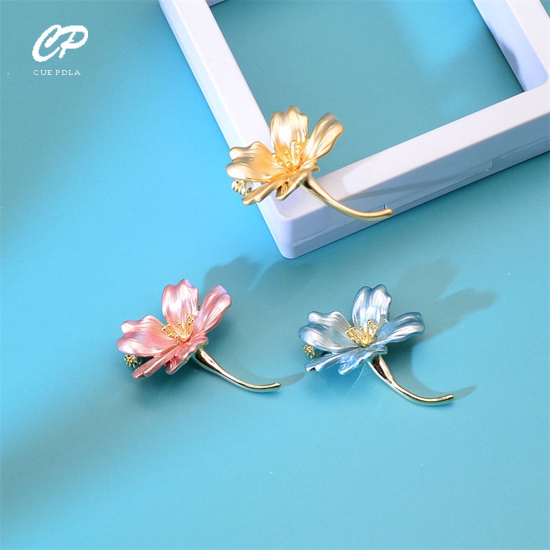 Trâm Cài Áo Hình Hoa Nhỏ Tráng Men Dễ Thương Cho Nữ