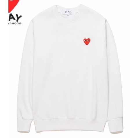 Chơi mới comme des garcons CDG Ngụy Trang Nam Nữ Cổ Tròn Áo Khoác 0909