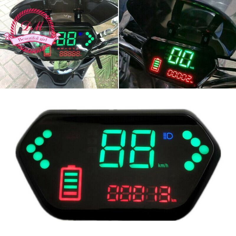 Đồng hồ đo tốc độ 48V / 60V màn hình LCD cho xe máy điện