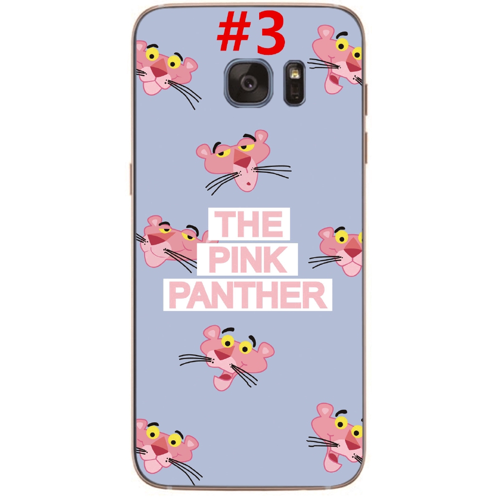 Ốp lưng TPU hình báo hồng Pink Panther cho Samsung Galaxy Note5/Note 4/S6/S7 Edge