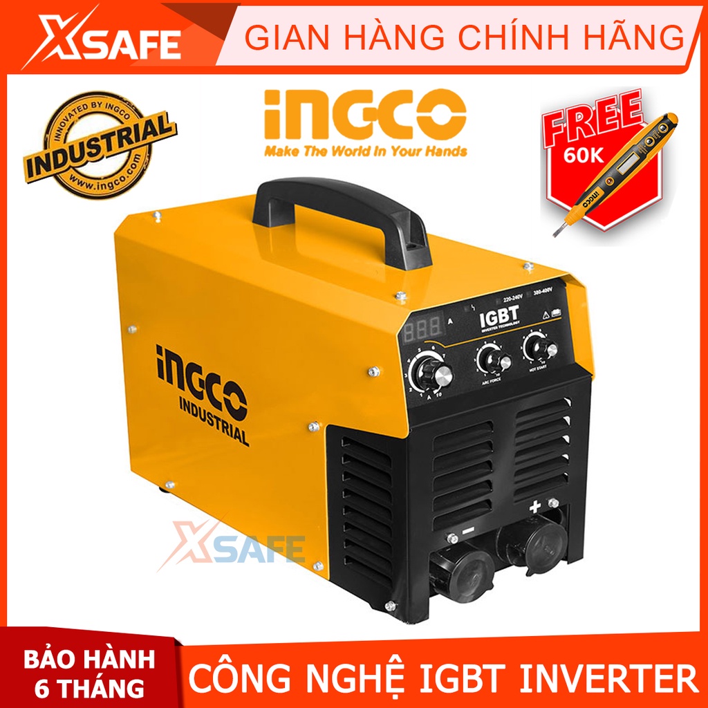 Máy hàn điện tử Inverter ING-MMA2508 Máy hàn công nghệ IGBT Inverter, hoạt động mạnh mẽ, hiệu suất cao, tiện dụng