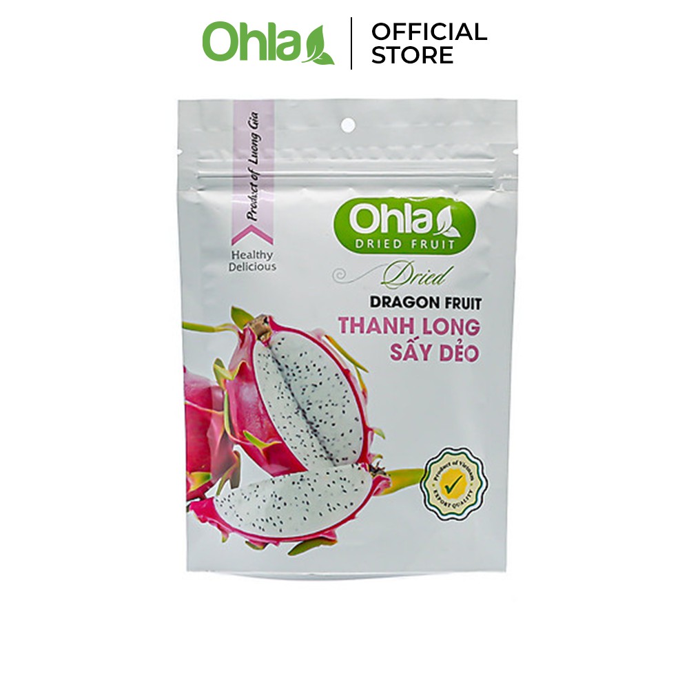 Thanh long sấy dẻo Ohla trái cây sấy dẻo ăn vặt thơm ngon bổ dưỡng 100gr