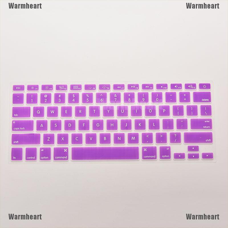 Warmheart Silicone Keyboard Skin Cover Case for Macbook Air Pro 13" 15" 17" Inch