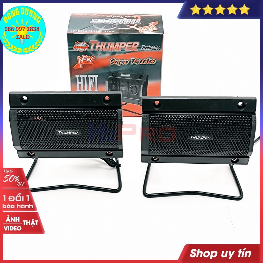 LOA TREBLE THẠCH ANH THUMPER 112 - GIÁ 1 CẶP