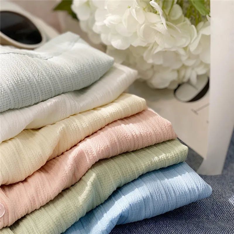 Áo Sơ Mi Nữ Tay Dài Cao Cấp Phong Cách Hàn Quốc Mới