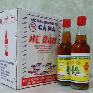 Thùng mắm nhỉ cá cơm truyền thống Cà Ná 500ml 6 chai