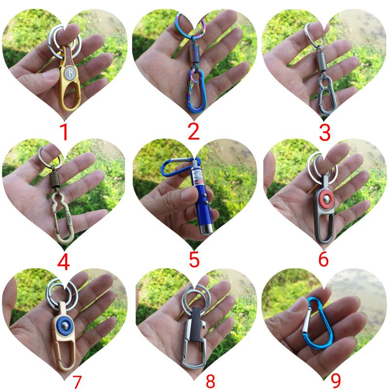 Móc khóa xe máy ô tô đẹp chất liệu inox chốt cài lưng quần thời trang | BigBuy360 - bigbuy360.vn