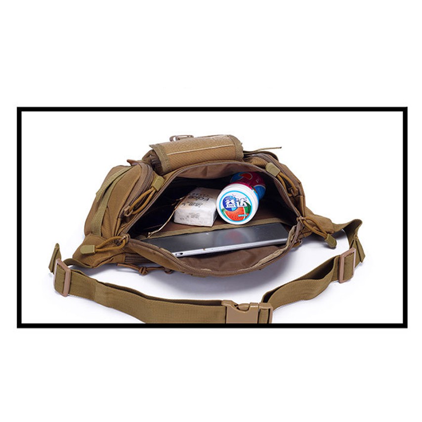 Túi Đeo Bụng Du Lịch Thể Thao Cao Cấp Chống Nước phong cách lính | BigBuy360 - bigbuy360.vn