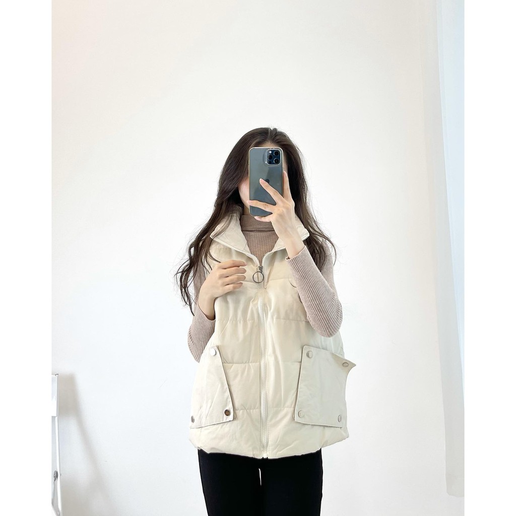 (FREESHIP) Áo gile phao hàng quảng châu Miho house