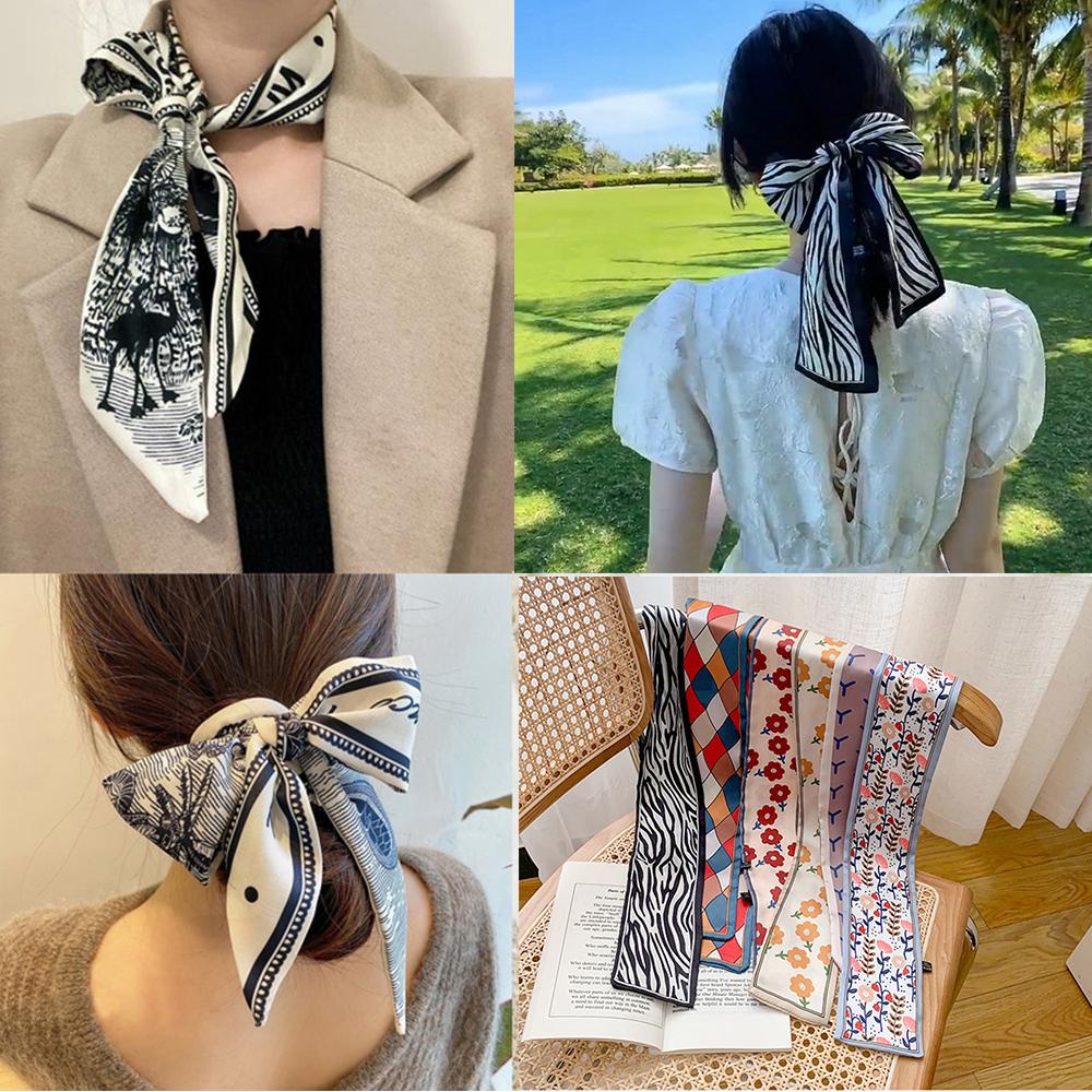 Dây Cột Tóc Ruy Băng Thắt Nơ Đa Năng Thanh Lịch