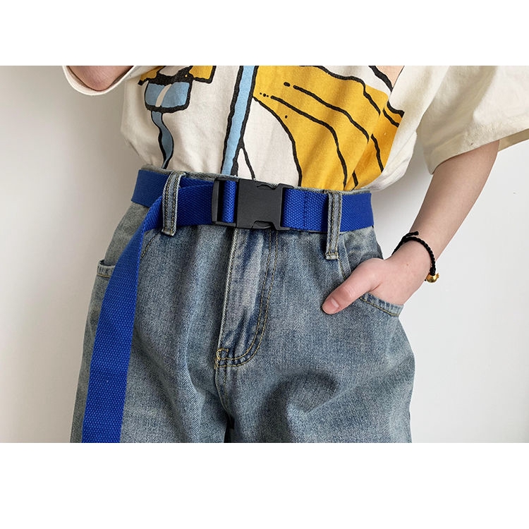 Thắt Lưng Vải Bố Phong Cách Hiphop Cá Tính