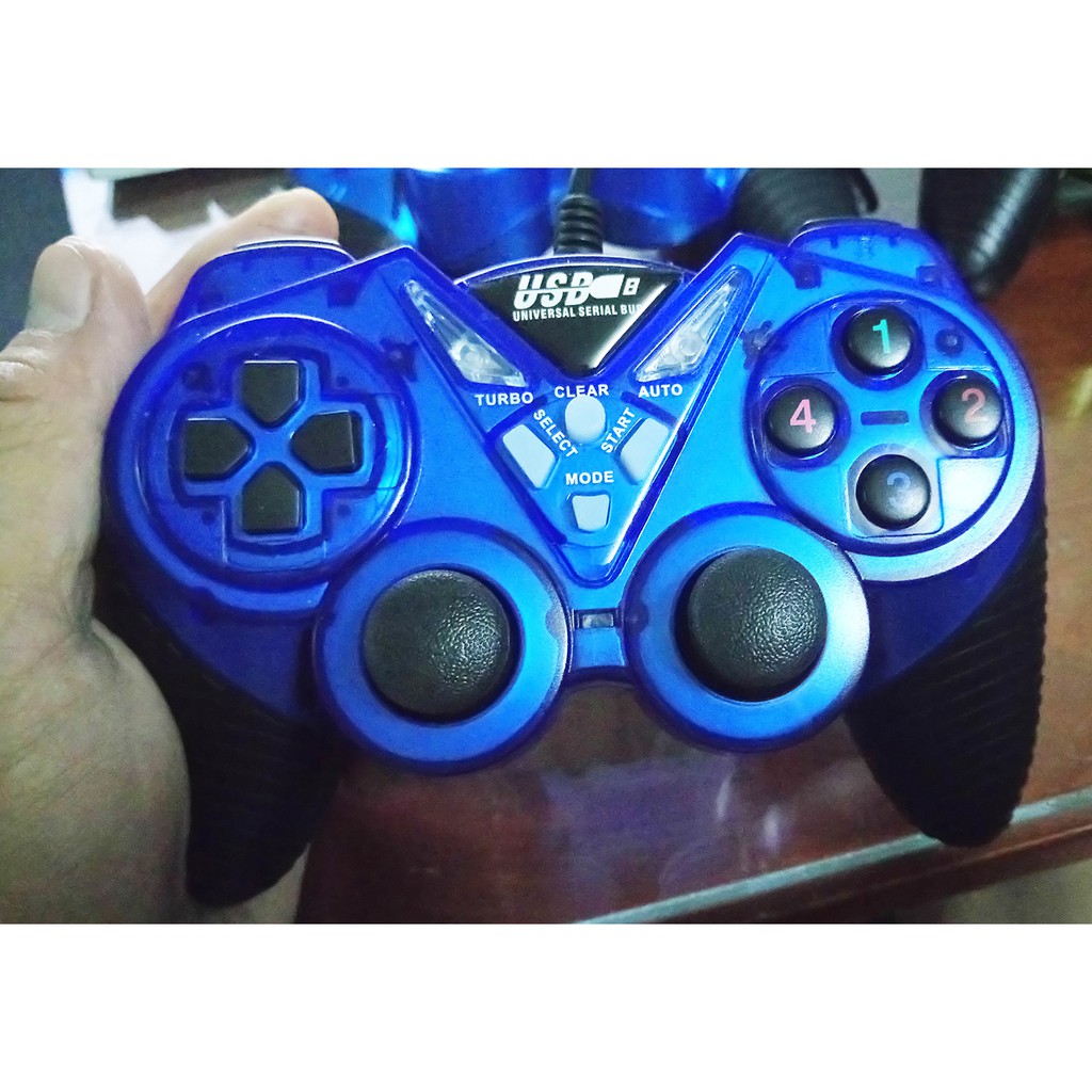 (NB-25) Tay cầm chơi game cho PC cổng USB (cầm nặng đầm tay)