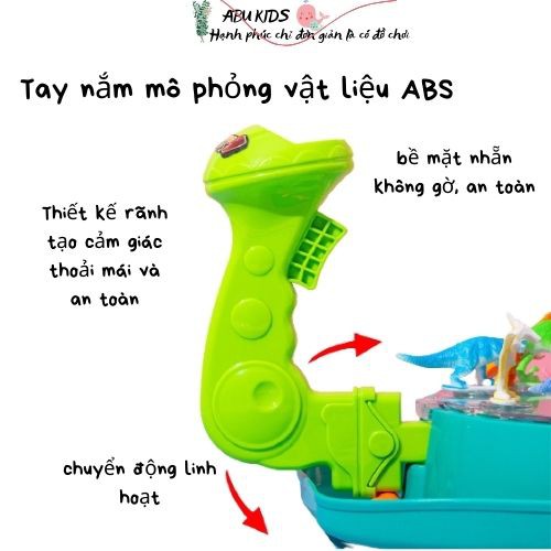 Bộ khủng long đại chiến DINO - Đồ chơi tương tác đấu trường khủng long ABUSHOP54