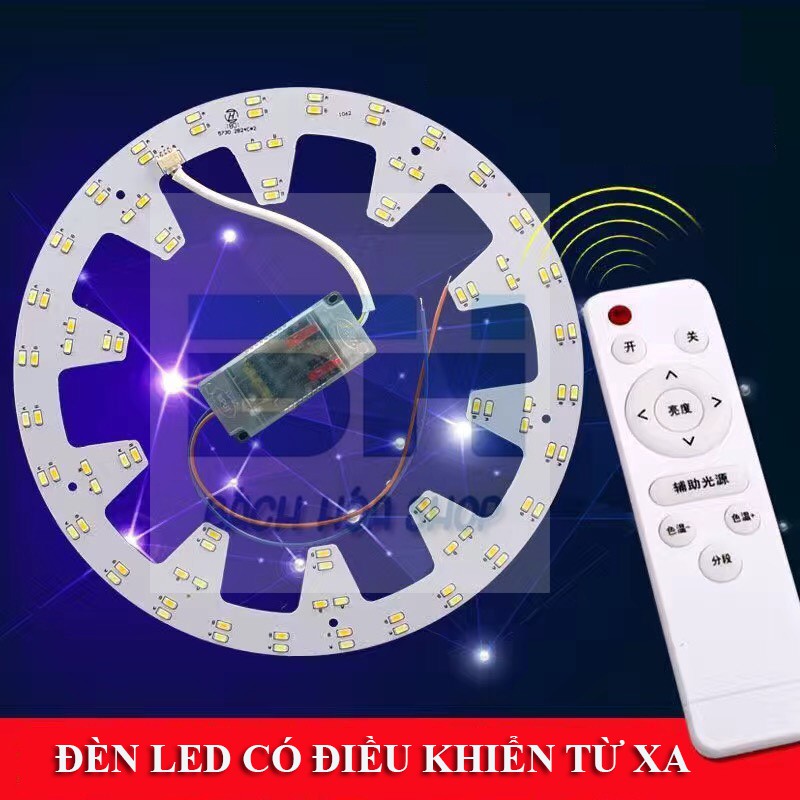 ĐIỀU KHIỂN TỪ XA - ĐÈN LED ỐP TRẦN, ÂM TRẦN, TRANG TRÍ PHÒNG KHÁCH, PHÒNG NGỦ