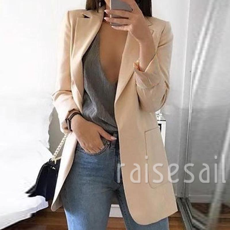 Áo Khoác Blazer Dáng Ôm Đơn Giản Thời Trang 2019 Cho Nữ | BigBuy360 - bigbuy360.vn
