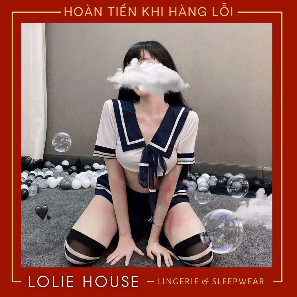 Đồ cosplay sexy học sinh anime - Set váy ngủ nữ sinh gợi cảm LOLIE HOUSE - CP20