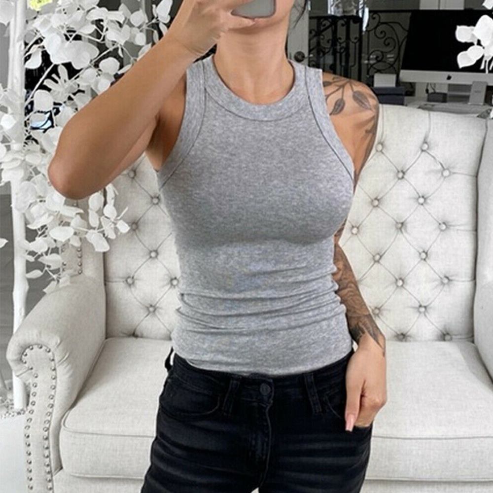 Áo Nữ Không Tay Cổ Chữ O Thời Trang Quyến Rũ | BigBuy360 - bigbuy360.vn