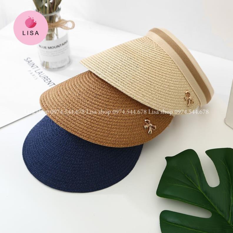 [HÀNG LOẠI 1] Mũ cói, nón cói đi biển đầu trống phong cách thời trang năng động cho nữ hottrend 2021, M21