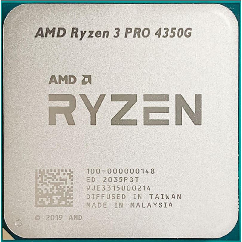 BỘ VI XỬ LÝ AMD Ryzen™ 3 PRO 4350G 4C/8T UPTO 4.0GHz (Tray/Nobox) - Chính hãng/Nhập khẩu | BigBuy360 - bigbuy360.vn