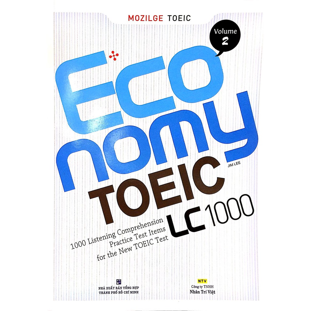 Sách-Economy TOEIC LC1000 Vol 2 (Kèm CD)