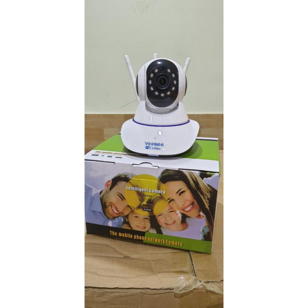 [FreeShip Toàn Quốc] Camera IP WIFI YOOSEE 3 ANTEN 3.0MPX - BẢO HÀNH 3 THÁNG