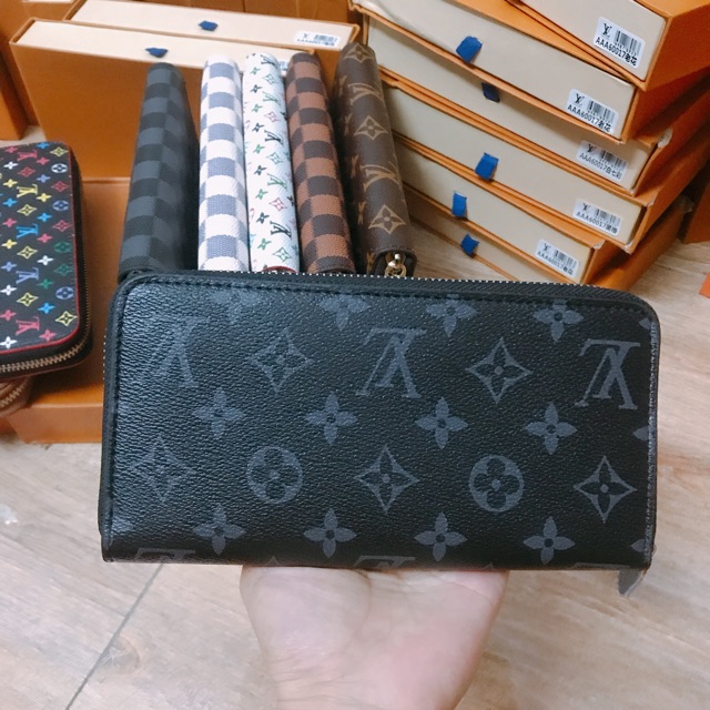 Ví Dài Dây Kéo Cầm Tay Full Box  Rosabeli