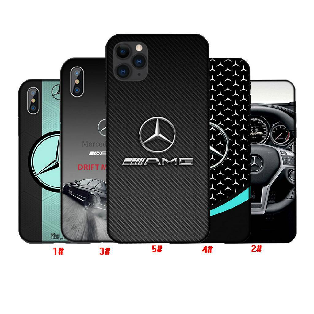 Ốp điện thoại silicon mềm hình logo xe hơi Mercedes Benz sang trọng IQI43 cho iPhone X XR XS Max 5 6 5s 6s 7 8 Plus SE