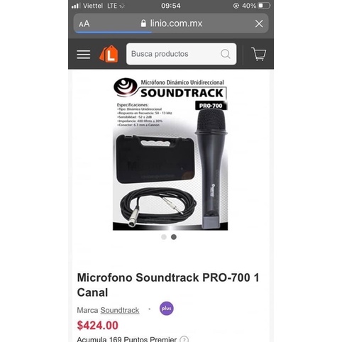 Củ Mic coil neo chính hãng Soundtrack Pro700